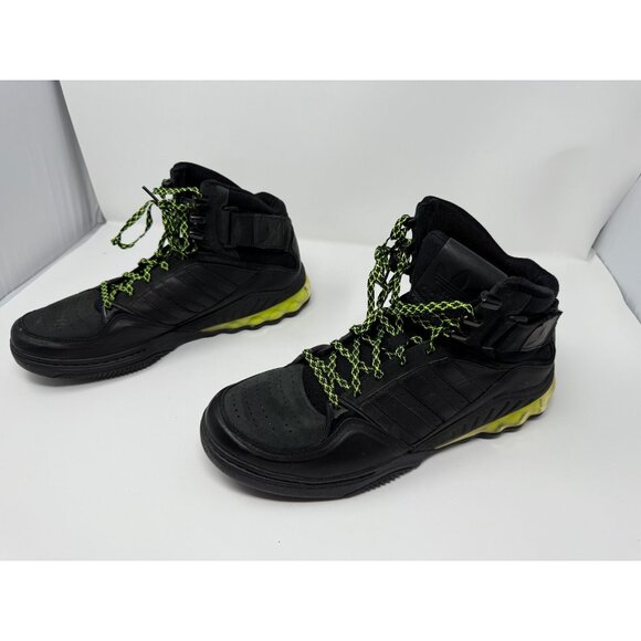 Adidas Originals Mega Softcell Reflective Mens 12 Shoes Hi Top Black Sneakers